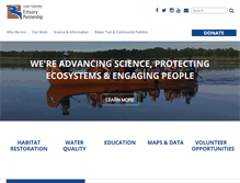 Tablet Screenshot of estuarypartnership.org